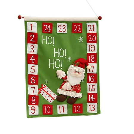 Deer Calendar - Christmas Old Man Snow Man Deer Calendar Advent Countdown Calendar