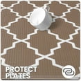 thumbnail image 7 of OEAKAY Kitchen Rugs and Mats 2 Piece Set,17.7"x29.5"+17.7"x59" Anti Fatigue Runner Rug Waterproof Memory Rug Cushioned Standing Mat, Brown, 7 of 7