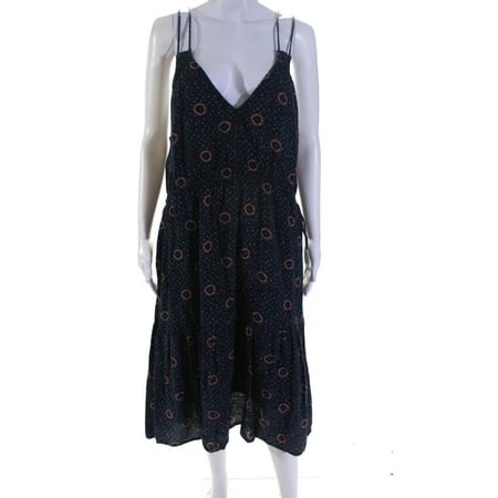 

Pre-owned|Apiece Apart Womens Printed Daphne Dress Size 14 14315853