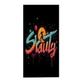 thumbnail image 2 of Vibrant Graffiti - Style Beach Towel for Women - Bold Colors Dynamic Design Perfect for Pool Travel & Bath Use, 2 of 6