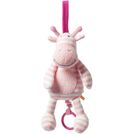 Manhattan Toy Pull Musical Baby Toy, rose girafe