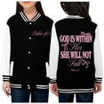 thumbnail image 2 of Coats for Girls Toddler Kids Boys and Girls Spring Fall Fashion Prints Long Sleeve Casual Bomber Boys Coat Black 7 Years-8 Years, 2 of 7