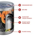 thumbnail image 4 of 12oz Tumblers Halloween Pumpkins and Candy Corn Vacuum Insulated Stainless Steel Travel Tumbler Cups Mug with Lid and Straw for Beer,Coffee,Beverages with Cleaning Brush for Cold & Hot Drinks, 4 of 5