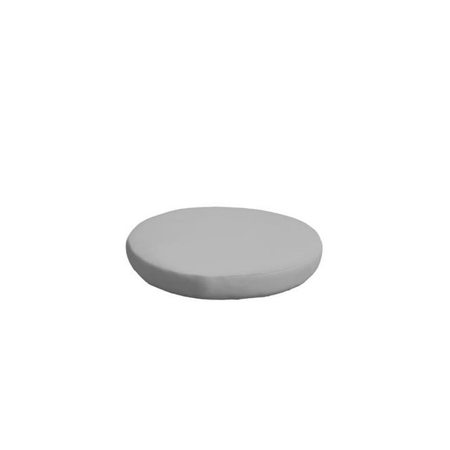 Housse pour Coussins d'Ottoman Ronds 6 Pouces d'Épaisseur Gris
