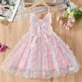 thumbnail image 2 of Girls Spring Dress Toddler Girls Sleeveless Suspenders Dress Dance Party Princess Dresses Clothes Dresses Kids Pink 6 Years-7 Years, 2 of 4
