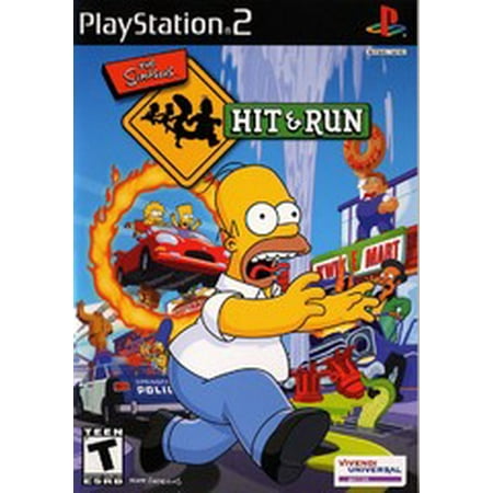 The Simpsons Hit and Run - PS2 Playstation 2 (Simpsons Hit And Run Best Car)