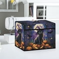 thumbnail image 5 of HELLHERO Sewing Machine Cover Halloween Cat Pattern Soft Waterproof Material Fits Most Sewing Machines, 5 of 8