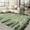 Green, variant on GlowSol 2'x6' Hallway Runner Rug Washable Modern Abstract Runners Indoor Bedroom Runner Rug for Laundry Room Bedside, Brown