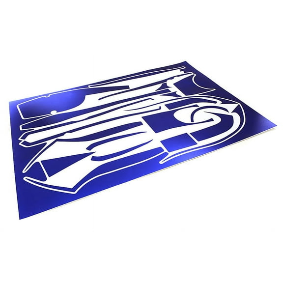 Integy RC Toy Model Hop-ups C27264BLUE Scratch Resistance Sticker Set Decal for Traxxas 6507 TQi 2.4GHz 4CH Controller