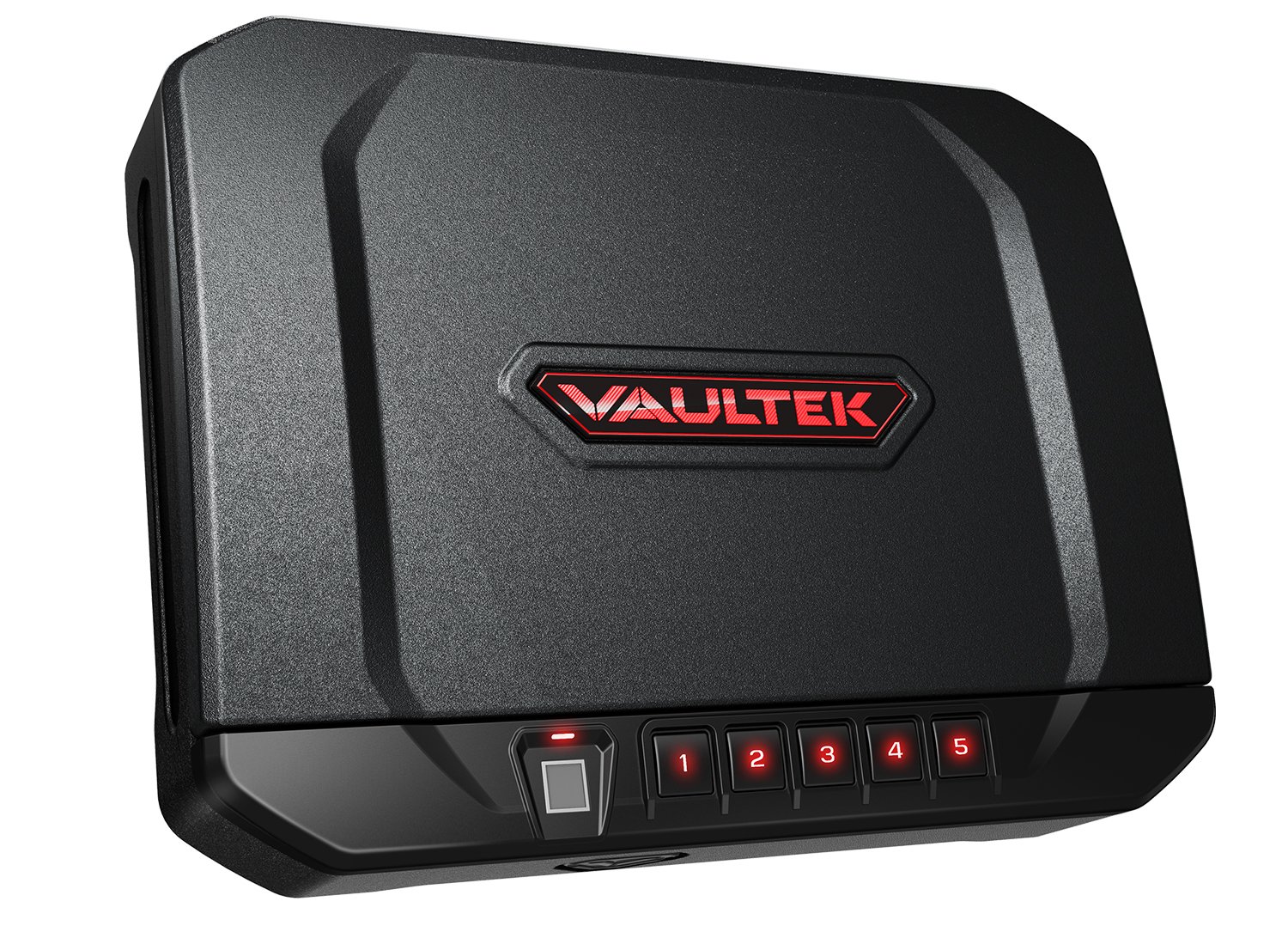 Vaultek VTi Full-Size Biometric Handgun Bluetooth Smart Safe Multiple Pistol Safe with Auto-Open Lid and Rechargeable Battery 