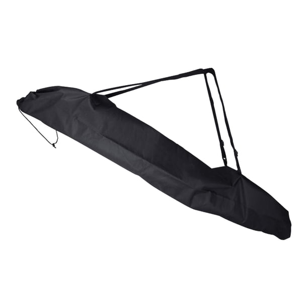 Bolsa para patineta Crusier, bolsa de hombro plegable para longboard, tela Oxford 840D Negro