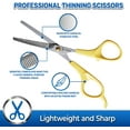 thumbnail image 2 of Pet Magasin Pet Thinning Shears - Professional Thinning Scissors with Toothed Blade, 2 of 7