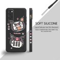 thumbnail image 1 of Funda líquida cuadrada para teléfono móvil de juguete bonito Kuromi para Samsung Galaxy S22 S21 S20 FE Ultra S10 S9 S8 Plus S10e Note 20 10 Lite xuanjing unisex, 1 of 2
