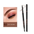 thumbnail image 2 of Lápiz de cejas de doble punta y lápiz de maquillaje automático giratorio de larga duración para mujeres, con pincel, 1,5 mm, fino y fácil de aplicar, 2 of 4