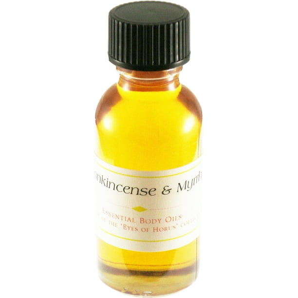 Frankincense & Myrrh Scented Body Oil Fragrance [Regular Cap Brown