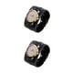 thumbnail image 1 of Sonducket Reloj de para hombre, reloj de de aleación de cuero, relojes de para marido y novio, accesorios de visualización de tiempo, negocios Negro 2Conjunto, 1 of 6