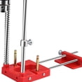 thumbnail image 4 of Xingzhi Woodworking Punch Locator Drill Guide Adjustable Drilling Template Red, 4 of 9