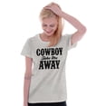 thumbnail image 4 of Cowboy Take Me Away Country Music Womens Slim Fit Graphic Tee Brisco Brands L, 4 of 5