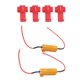 thumbnail image 5 of 2pcs 50W LED Decoder 8 Load Resistor Canbus Error Free Canceller for Headlight Foglight DRL, 5 of 5