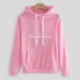 thumbnail image 4 of Clearance LYXSSBYX Sweatshirts for Women 2 Piece Set Women's Casual Solid Hooded Drawstring Loose Long Sleeve Sweatshirt Tops and Long Pants Set Suits, 4 of 4