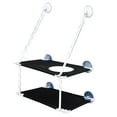 thumbnail image 1 of pitrice Pet Cat Window Mounted Soft Seat Hammock Perch Bed Black Double Layer, 1 of 7