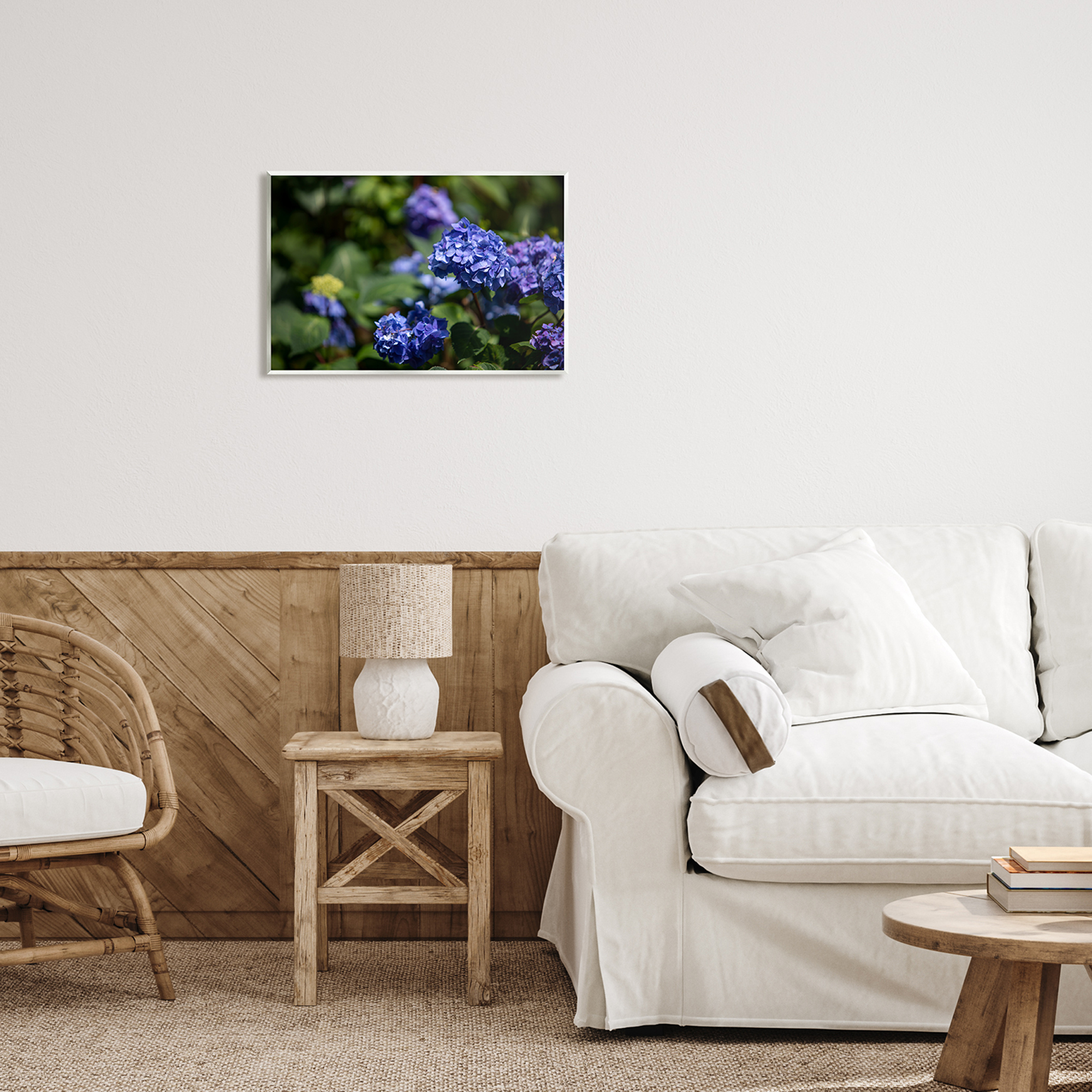 Stupell Industries Purple Hydrangea Photography Botanical & Floral Photography Unframed Art Print Wall Art, 19 x 13