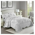 ZZYY Quilt Bedspread Oversized Queen 4 Piece Bedding Set 110" x 120