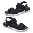thumbnail image 2 of Minnieouse 1 par de zapatos con correas elásticas, sandalias deportivas de verano, calzado informal transpirable, sandalias, regalos para playa al aire Calzado Negro  Größe 40 Minnieouse AP011265-06, 2 of 6