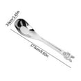 thumbnail image 2 of Stainless Steel Spoon, Heavy Duty Soup Spoon with Deep Bowl and Ergonomic Handle, Non-slip Grip for Comfortable Feeding, Ideal for Family Dining, Youngsters, and Restaurant Use,Vsgery, 2 of 2