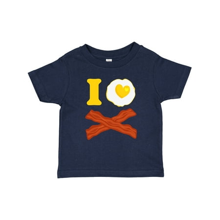 

Inktastic I Love Bacon and Eggs Gift Toddler Boy or Toddler Girl T-Shirt