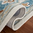 thumbnail image 6 of SAFAVIEH Metro David Medallion Area Rug, Ivory/Blue, 6' x 6' Square, 6 of 9