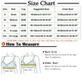thumbnail image 3 of Womens Push up Bras Breathable Comfy Front Closure Wireless Sports Bra Ladies Compression Full Coverage Seamless Bralettes, 3 of 3