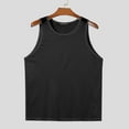 thumbnail image 4 of INCERUN Mens Round Neck Sleeveless Tank Tops Summer Casual Sport Gym Slim Fit Blouse Vest T Shirt, 4 of 4