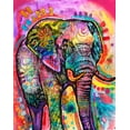 thumbnail image 2 of Dean Russo Collection 20x24 White Modern Wood Framed Museum Art Print Titled - Elephant in Charge, 2 of 4