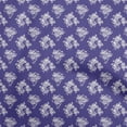 thumbnail image 1 of oneOone Cotton Poplin Twill Violet Fabric Floral Dress Material Fabric Print Fabric By The Yard 56 Inch Wide, 1 of 4
