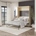 thumbnail image 2 of Pemberly Row Transitional Queen Wall Bed in Light Oak Finish, 2 of 16