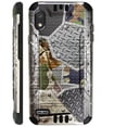 thumbnail image 1 of Compatible with TCL A2 Brushed Metal Texture Silver Guard Hybrid TPU Phone Case Cover (Camo Scrap Metal), 1 of 1