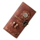 thumbnail image 4 of Monedero rgo Plegable de Cuero PU Zulema Estilo Punk Tarjetero, 4 of 8