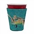 thumbnail image 3 of Carolines Treasures 8672RSC Turtle Hi Cinq Câlins de Bouteille de Tasse Rouge Solo - 16 à 22 oz., 3 of 4