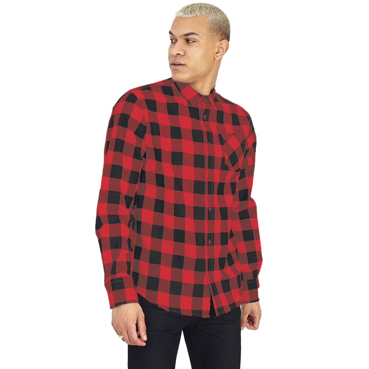 Womens Brave Soul Designer Printed Check Flannel Long Sleeve Lumberjack Shirt 