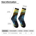 thumbnail image 2 of Gaeub Stylish Yellow Dog Print Adult Crew Socks,Mid-Calf Socks,Stylish & Comfortable Adult Socks for Men & Women,Crew Athletic Socks for Sport Running Traveling, 2 of 6