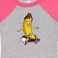 thumbnail image 4 of Inktastic Skateboarding Banana Funny Skater Boys or Girls Baby Bodysuit, 4 of 5