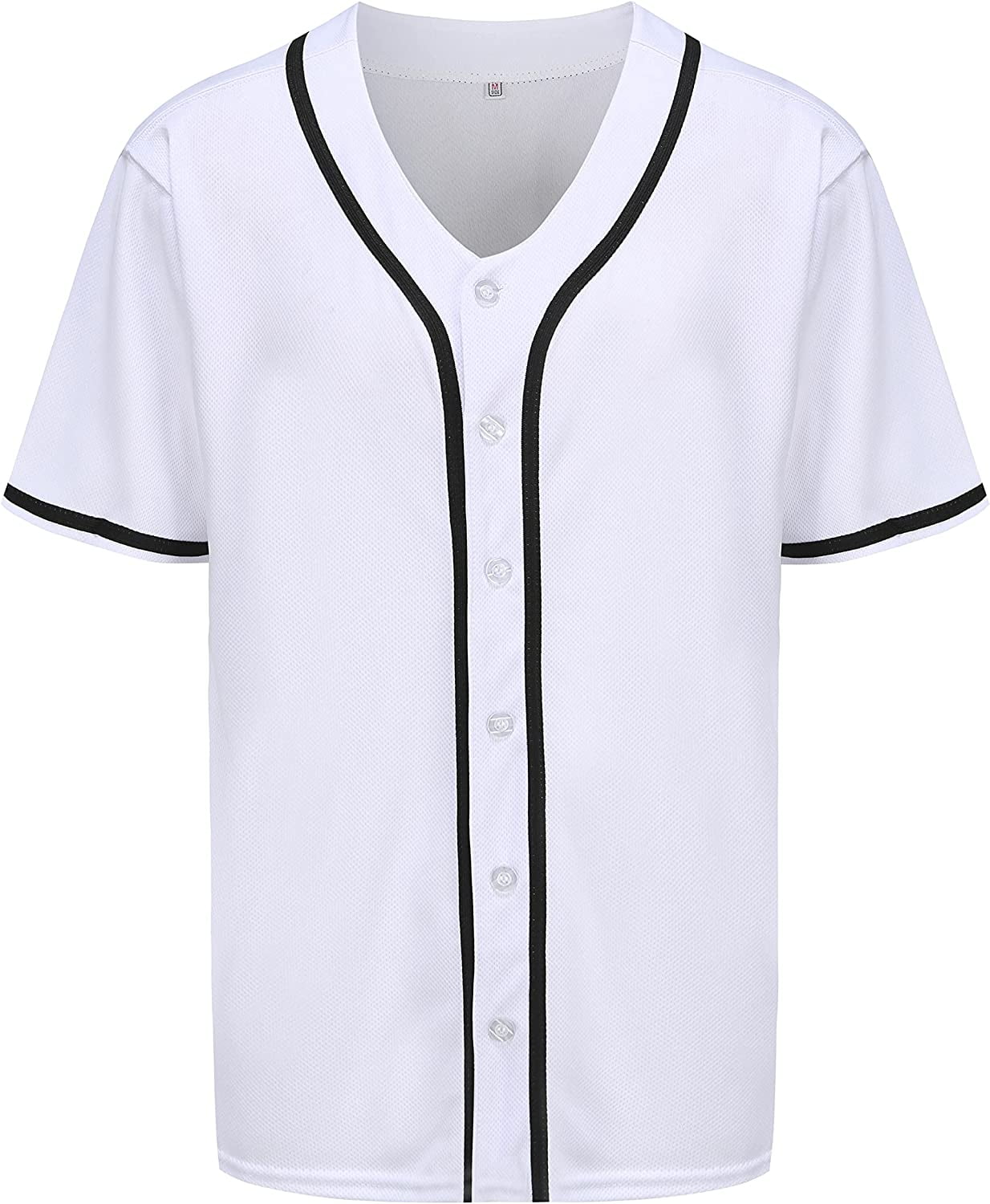 Youth & Adult Cream Button Front Baseball Jersey