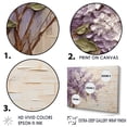 thumbnail image 3 of Designart "Melody Of Blooming Lilacs V" Lilacs Floater Framed Canvas Wall Art, 3 of 5