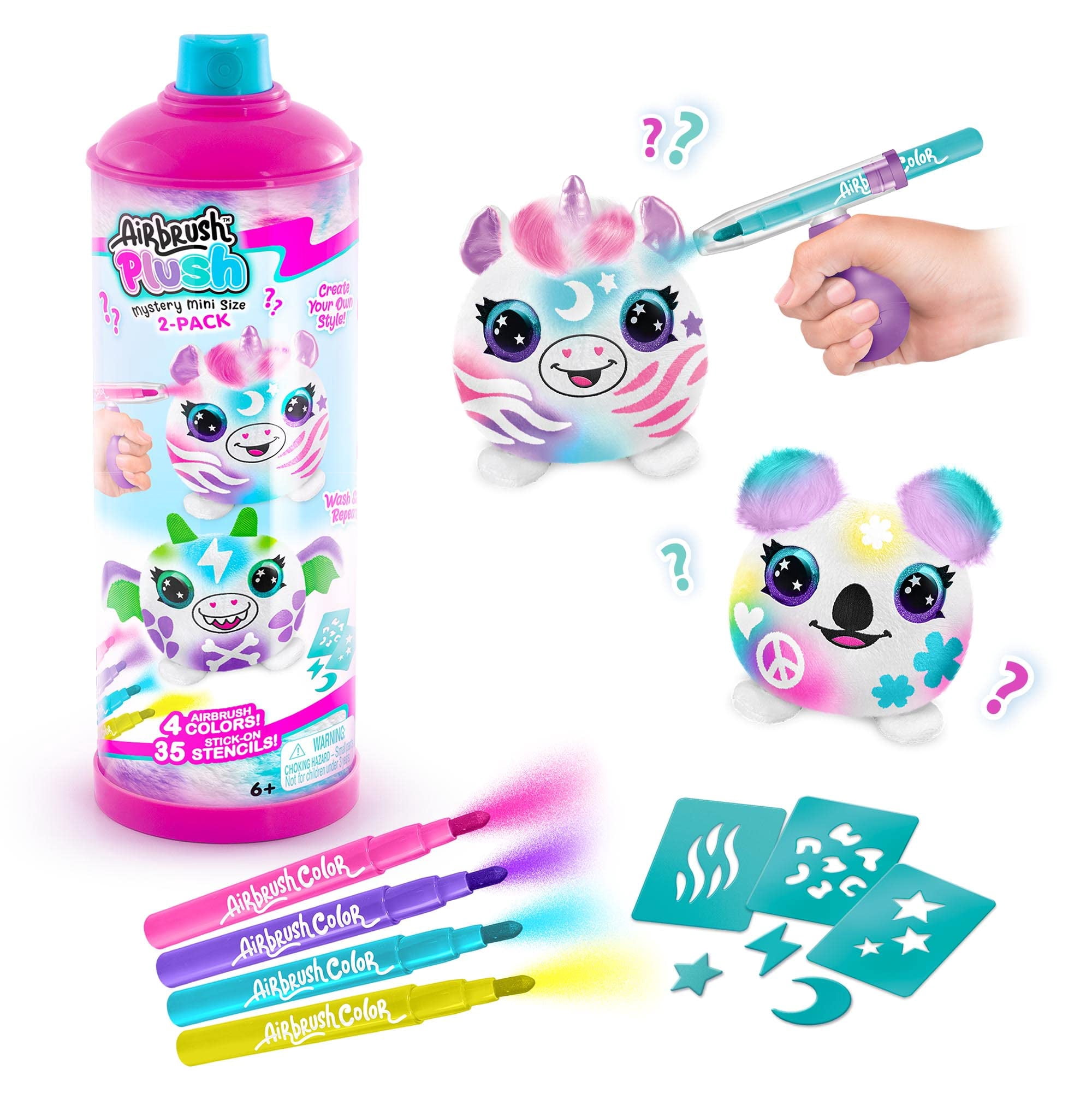 Airbrush Plush Mini Size Mystery 2-Pack