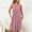 Pink, variant on ATENAR Womens Nightgown,Nightgowns for Women,Sleepwear,Sleeveless,Pockets,Easy Care,Solid,Pink,S