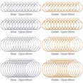 thumbnail image 5 of PATOPS 96Pcs Beading Hoop Earrings Finding, Hypoallergenic DIY Earring Round Hoop Findings for Dangle Hoop Earrings Making, 5 of 7