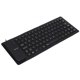 thumbnail image 2 of Fully sealed silicone keyboard, lightweight, portable, quiet, soft and comfortable, USB wired, for PC, black, 2 of 4