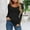 Black, variant on BKQCNKM Long Sleeve Shirts For Women Women'S Casual Soft Top Shirt Solid Color Bottoming Shirt Long Sleeve Casual Top T-Shirts Loose O-Neck Blouse Womens Blouses Fall Outfits Black L