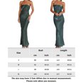 thumbnail image 2 of Vestido Robe moulante pour femme à épaules dénudées et dos nu Vêtements de fête élégants (vert M) Ygjytge Verde T M para Mujer, 2 of 5